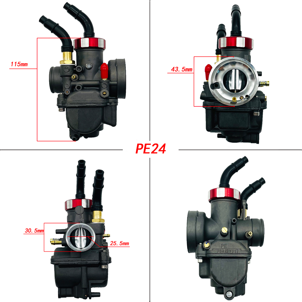 Black Red Dash Pe24 Pe26 Pe28  - Motorcycle Carburetor ulasan dan harga